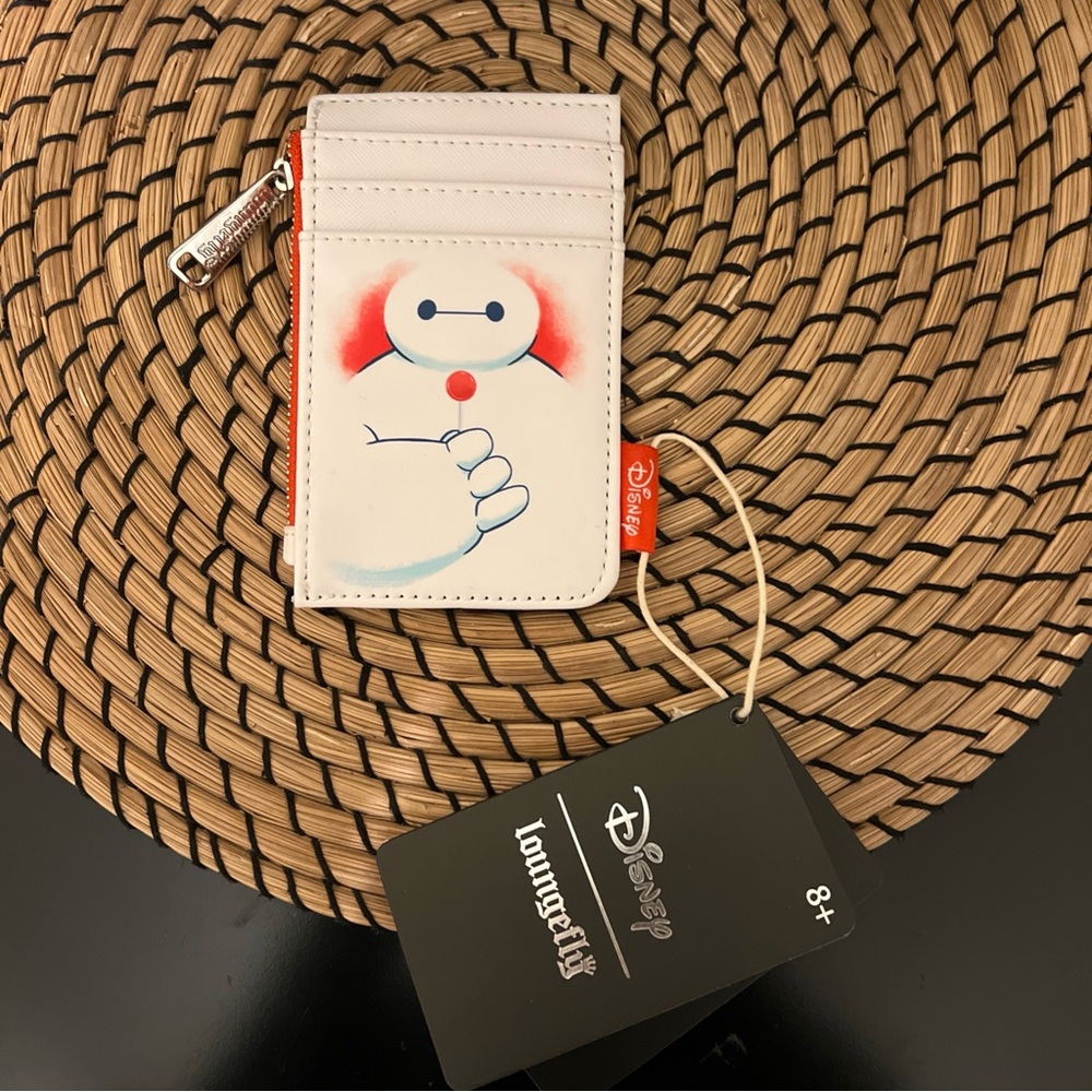 Loungefly Disney Big Hero 6 Baymax Lollipop Cardholder NWT